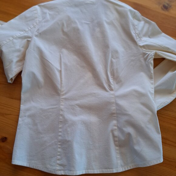 Vintage Chadwicks Pale Yellow Button-Up Long sleeve Top - Picture 3 of 6